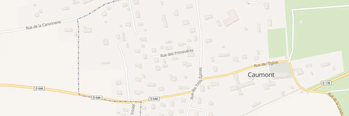 Plan du 5 Rue des Primevères à Caumont