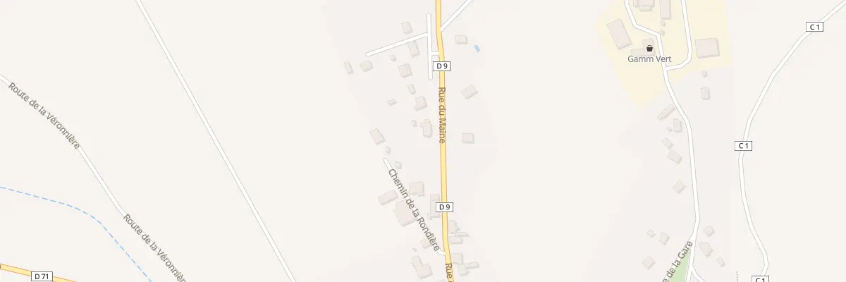 Plan du 59 Rue du Maine à Authon