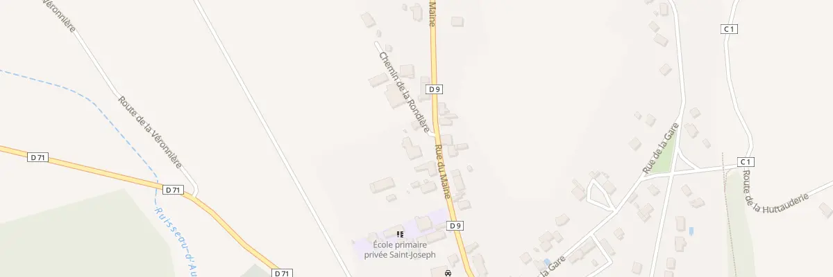 Plan du 61 Rue du Maine à Authon