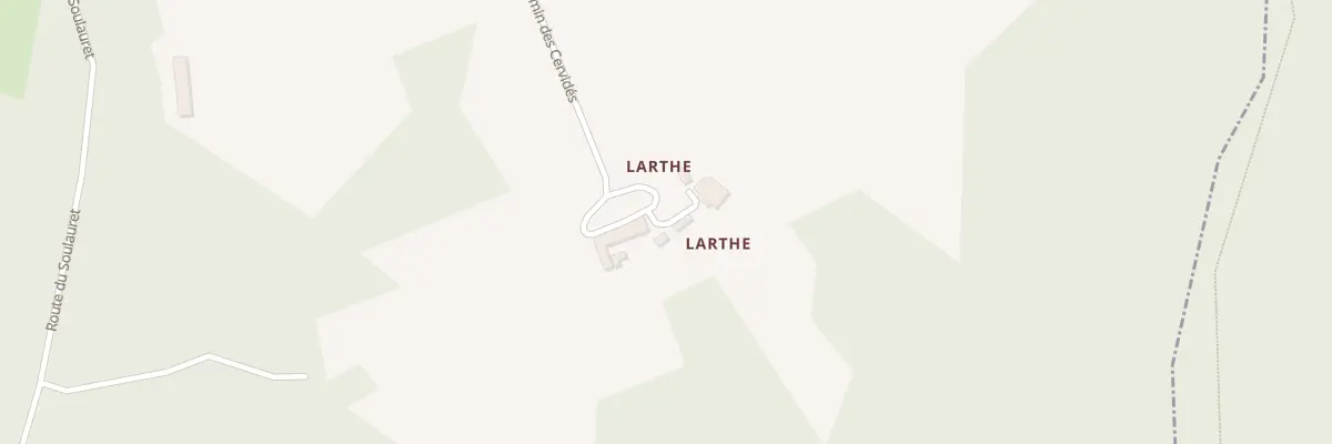 Plan du 26 Larthe à Gaugeac