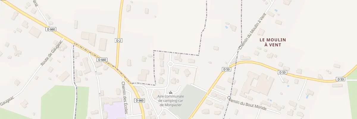 Plan du 61 La Douele Nord à Monpazier