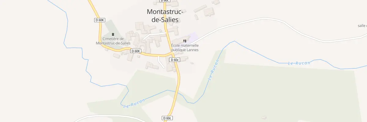 Plan du 128 Village de Lannes à Montastruc-de-Salies