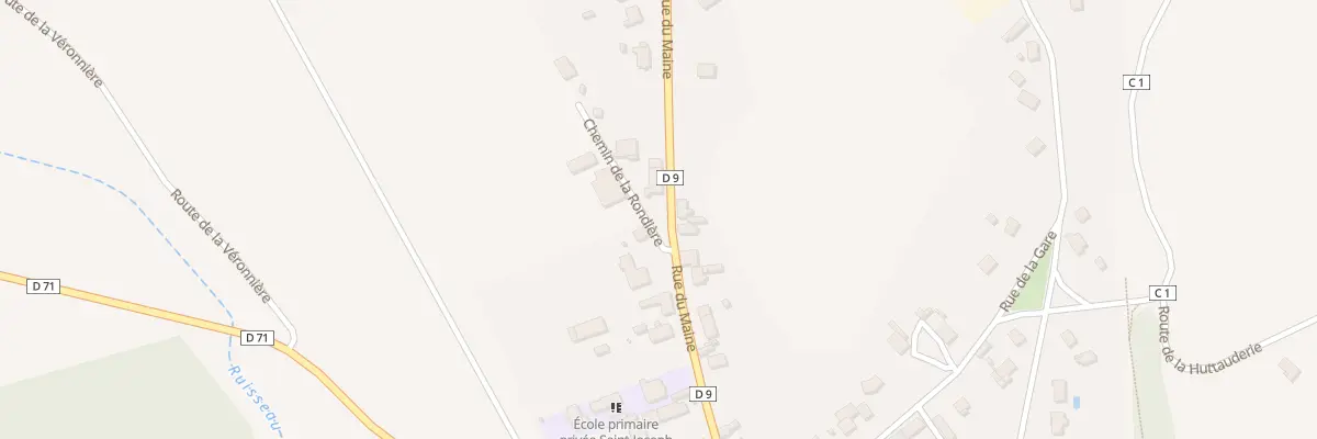Plan du 53 Rue du Maine à Authon