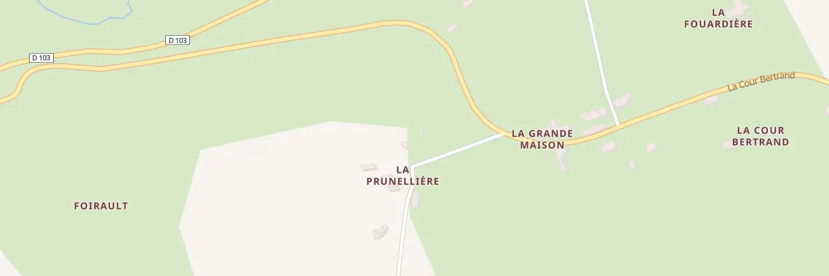 Plan du 1 La Prunelliere à Arcisses