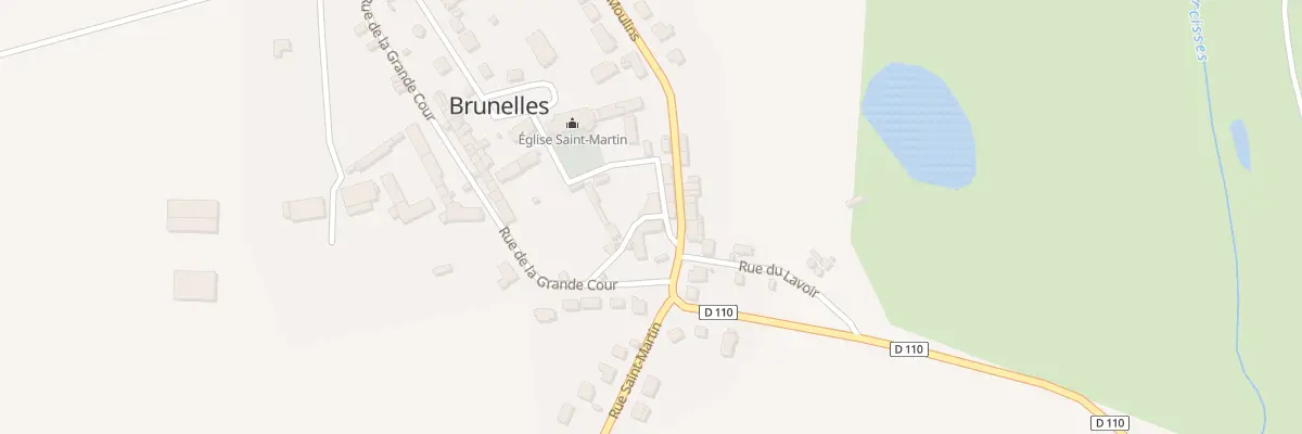Plan du 4 Rue de l’Eglise à Brunelles à Arcisses