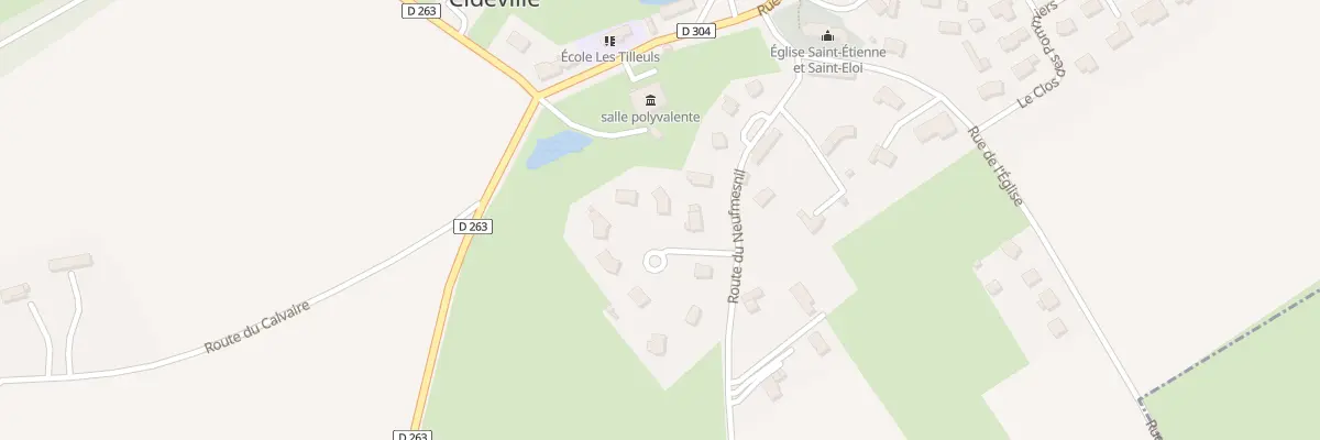 Plan du 56 Imp des Faines à Cideville