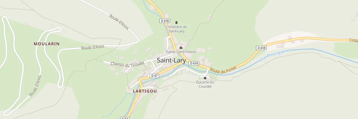 Plan du 170 Village à Saint-Lary