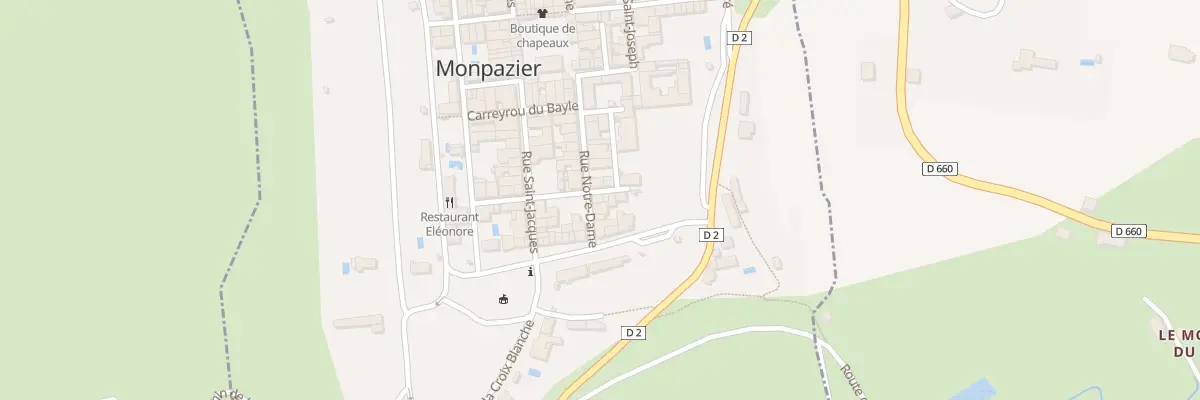 Plan du 10 Rue Notre-Dame à Monpazier