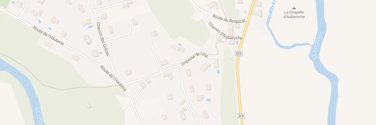 Plan du 100 Imp de l’Ost à Bassillac et Auberoche