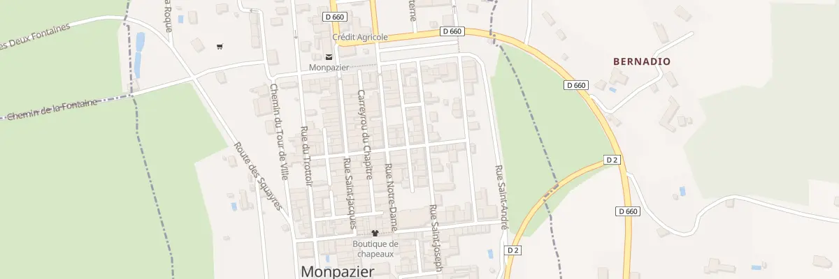 Plan du 19 Rue Saint-Joseph à Monpazier