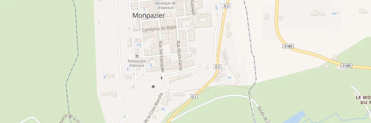 Plan du 4 Rue Notre-Dame à Monpazier