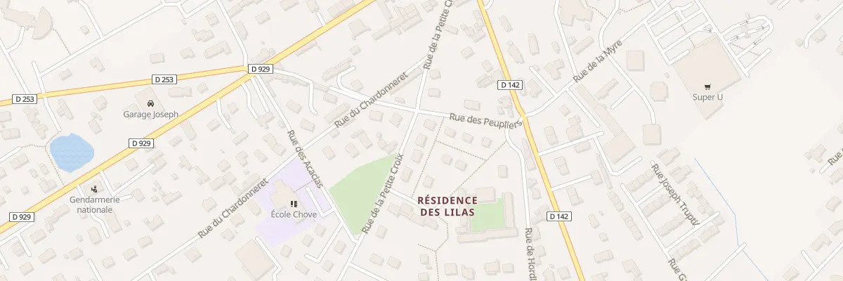 Plan du 85 Rue de la Petite Croix à Yerville