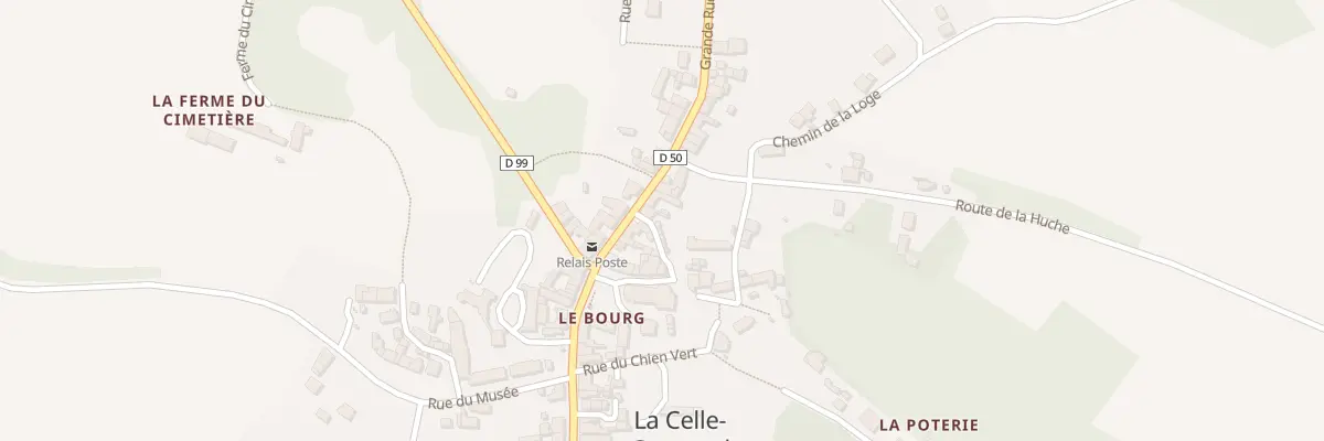 Plan du 6 Rue Grande Rue à La Celle-Guenand