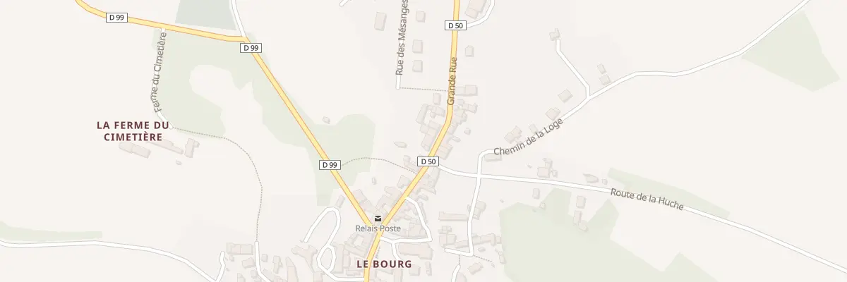 Plan du 15 Rue Grande Rue à La Celle-Guenand