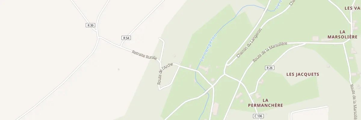 Plan du 4 Rte de l’Arche à Lavardin
