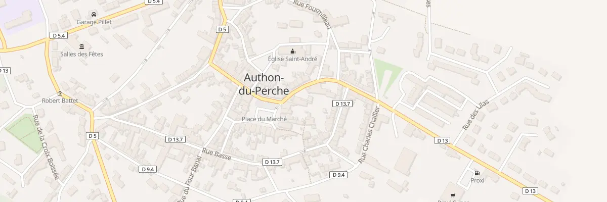 Plan du 4 Av Jean Moulin à Authon-du-Perche