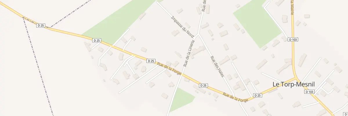 Plan du 1 Rue de la Linerie à Prétot-Vicquemare