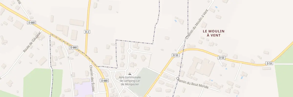 Plan du 58 La Douele Nord à Monpazier