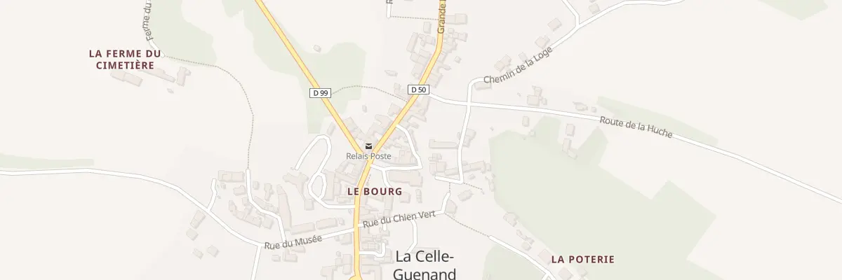 Plan du 1 Rue du Plat d’Étain à La Celle-Guenand