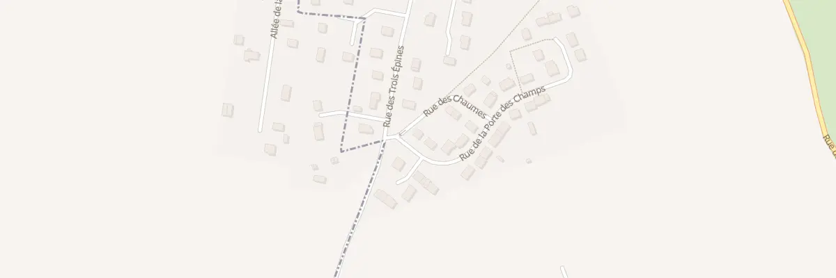 Plan du 1 Rue de la Porte des Champs à Caumont