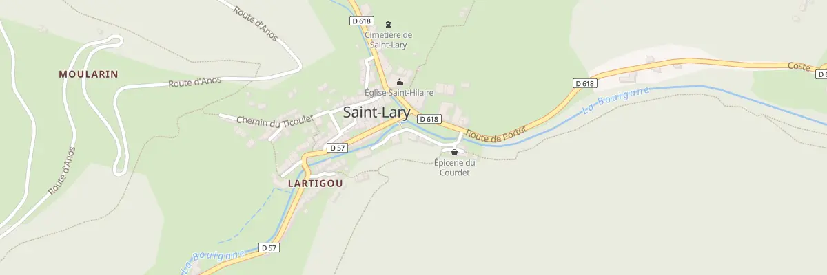 Plan du 139 Hyajau à Saint-Lary