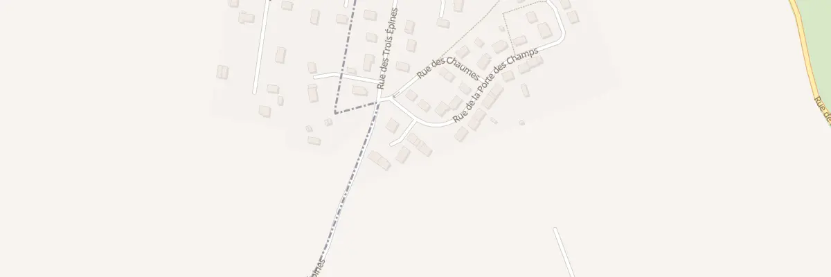 Plan du 2 Rue de la Porte des Champs à Caumont
