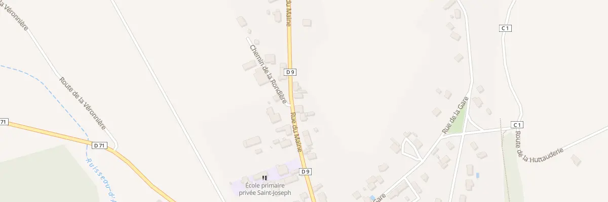 Plan du 60 Rue du Maine à Authon