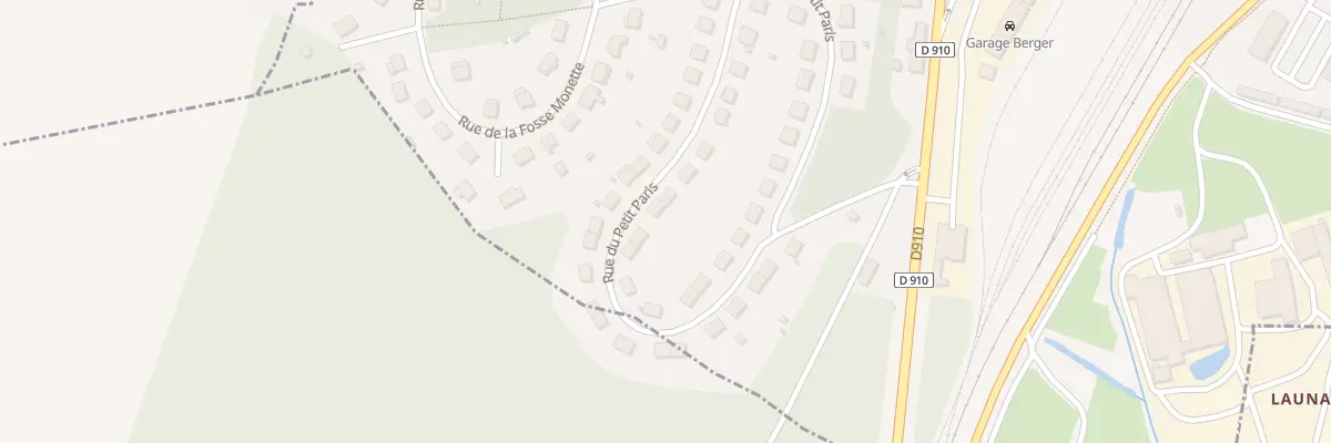 Plan du 16 Rue du Petit Paris à Château-Renault