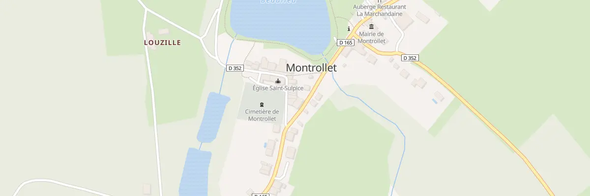 Plan du 5212 Le Bourg à Montrollet