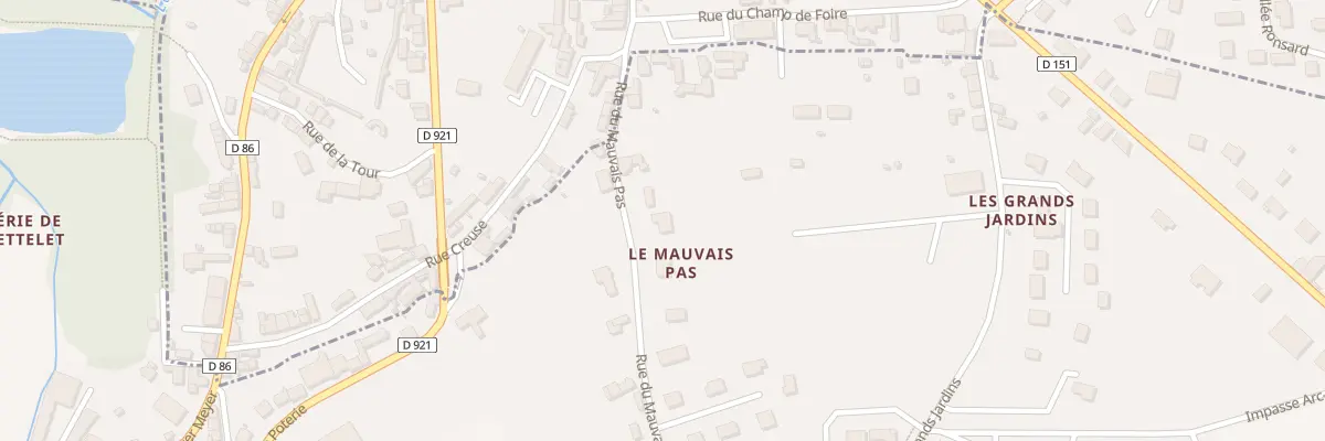 Plan du 10B Rue du Mauvais Pas à Cormenon