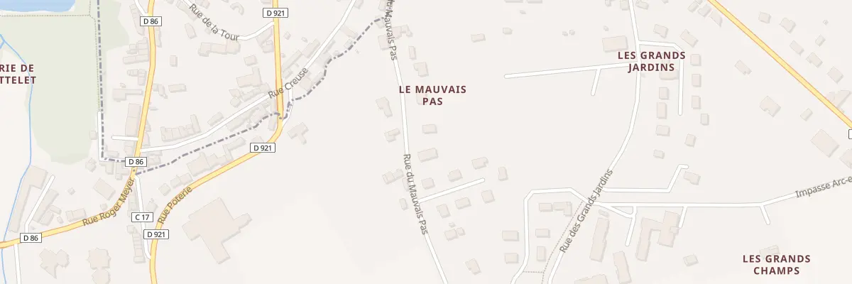 Plan du 12 Rue du Mauvais Pas à Cormenon
