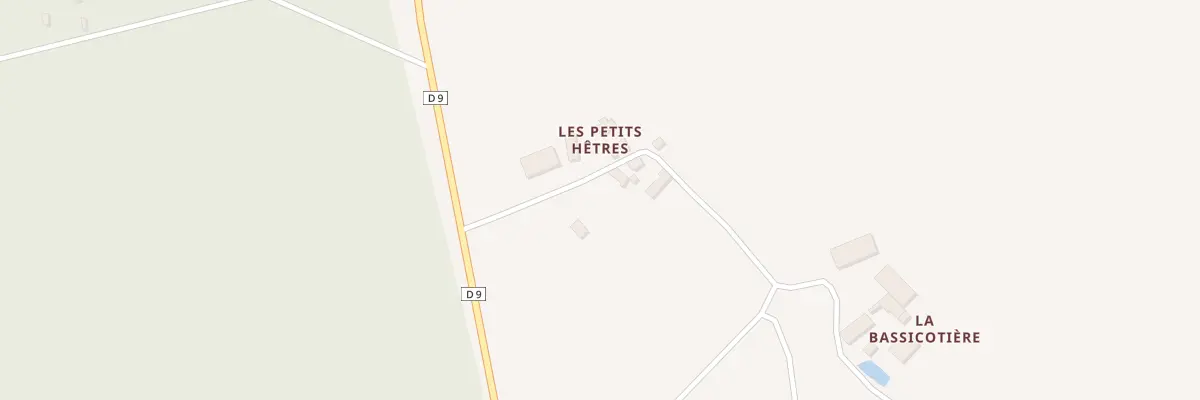 Plan du 2 Che les Petits Hêtres à Authon