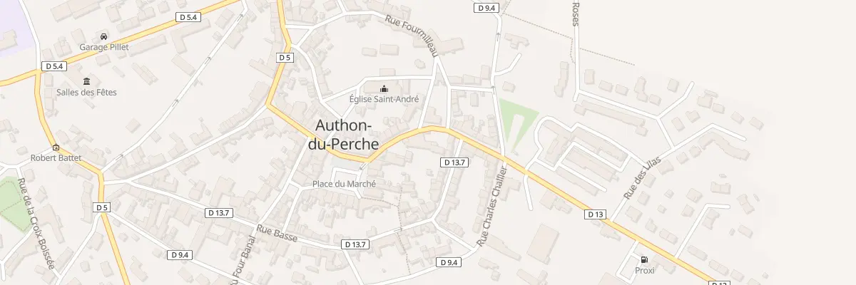 Plan du 6 Av Jean Moulin à Authon-du-Perche