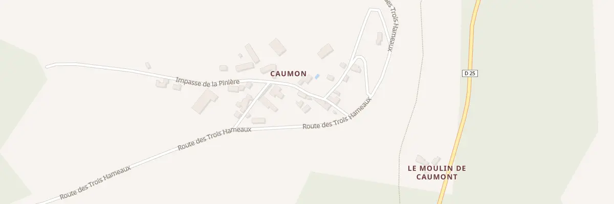 Plan du 475 Caumon au Buisson-de-Cadouin