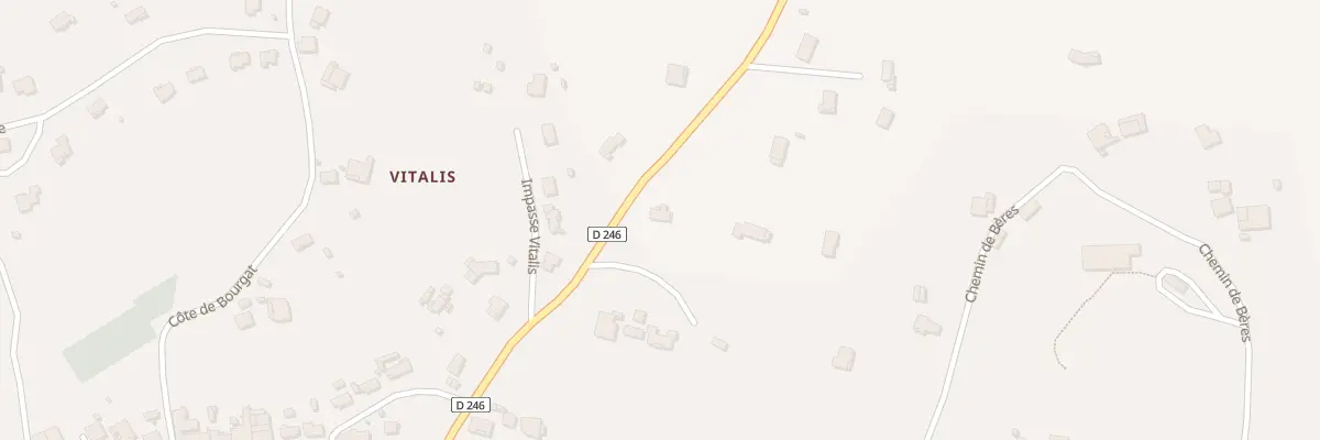 Plan du 254 Rte de Trémons à Dausse