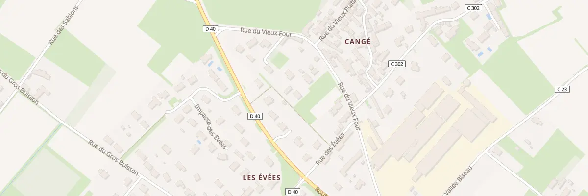 Plan du 25 Rue du Vieux Four à Saint-Martin-le-Beau