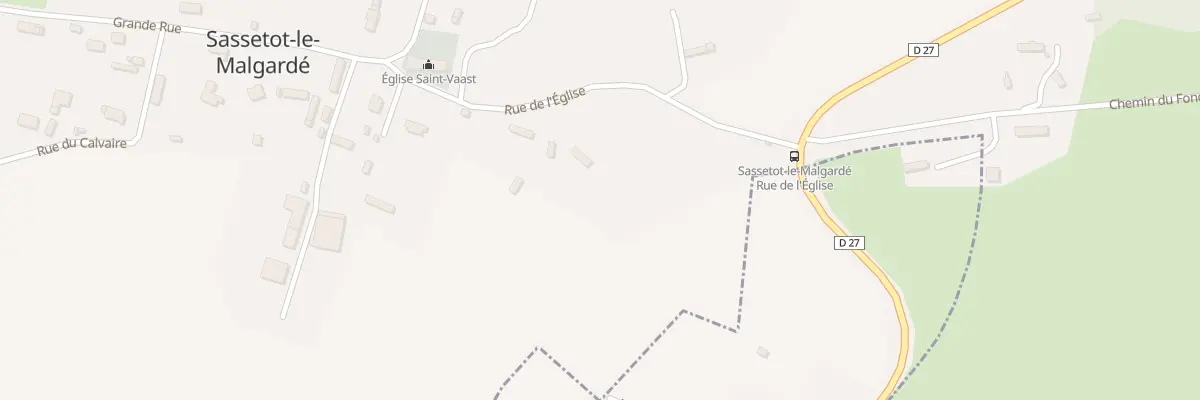 Plan du 5025 Le Village à Sassetot-le-Malgardé