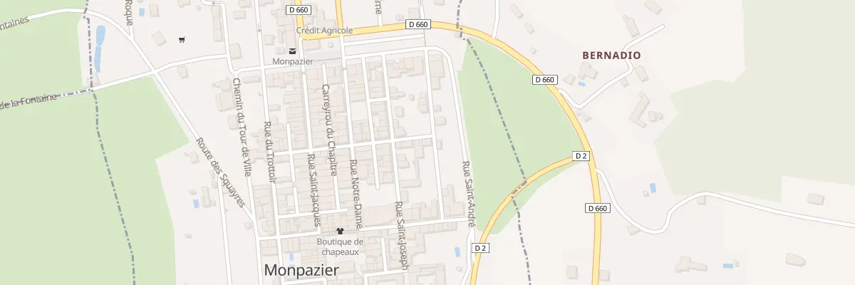 Plan du 5 Rue Saint-André à Monpazier