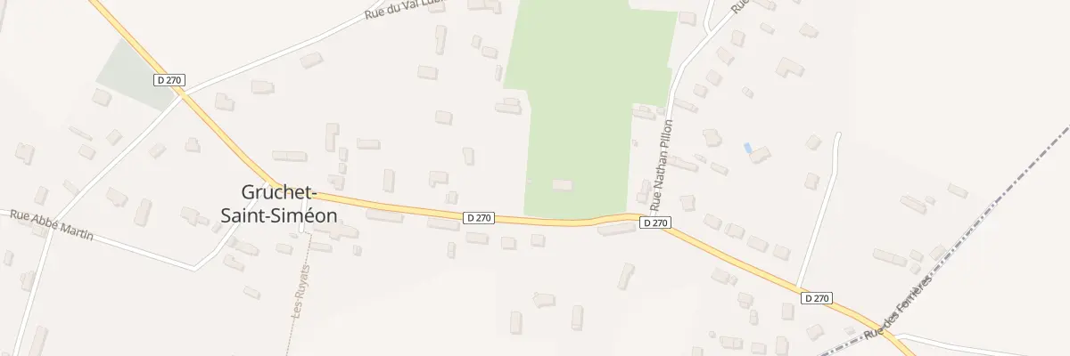 Plan du 1246 Rue de l’Eglise à Gruchet-Saint-Siméon