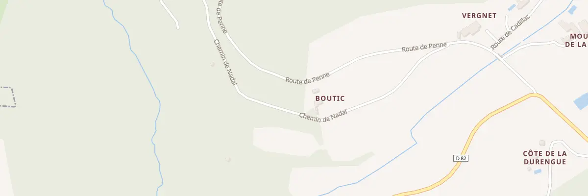 Plan du 5009 Boutic à Saint-Beauzeil