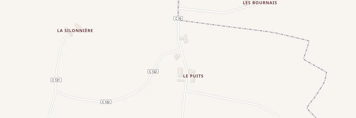 Plan du 155 Le Puits à Ciran