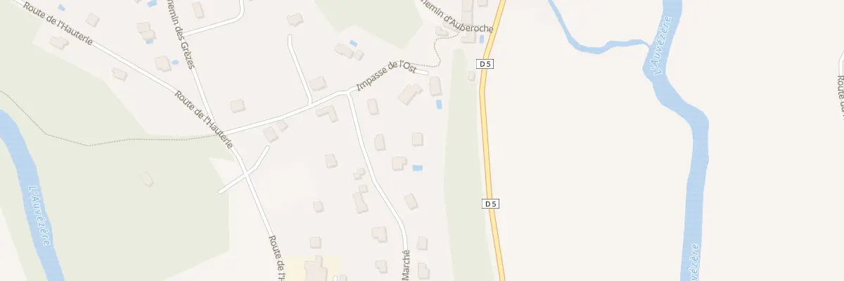 Plan du 570 Rte de la Croix du Marché à Bassillac et Auberoche