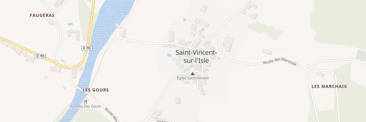 Plan du 4 Rue des Gours à Saint-Vincent-sur-l’Isle
