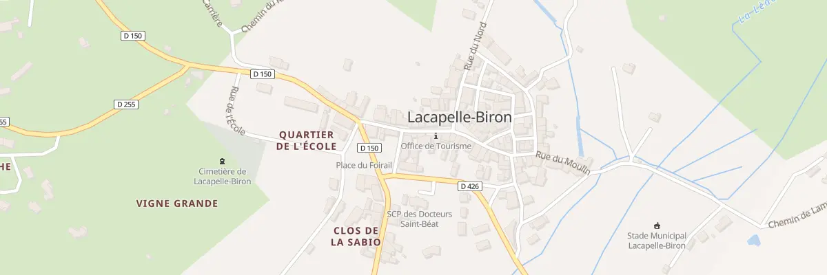 Plan du 72 Rue Joseph Kessel à Lacapelle-Biron