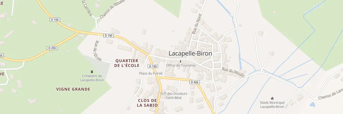 Plan du 75 Rue Joseph Kessel à Lacapelle-Biron