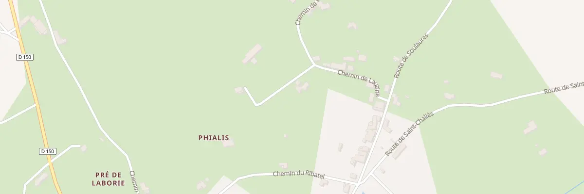 Plan du 151 Che de Lauzine à Lacapelle-Biron