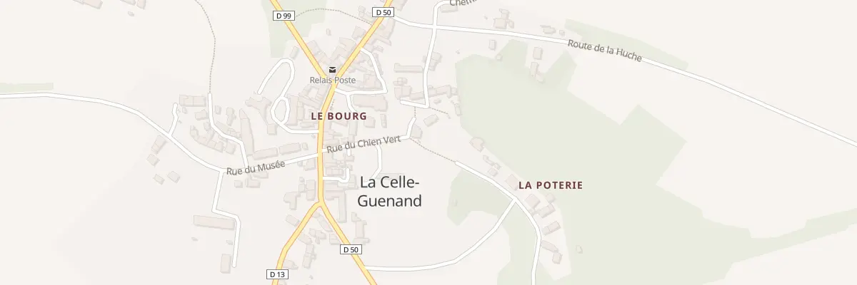 Plan du 1 Rue du Chien-vert à La Celle-Guenand