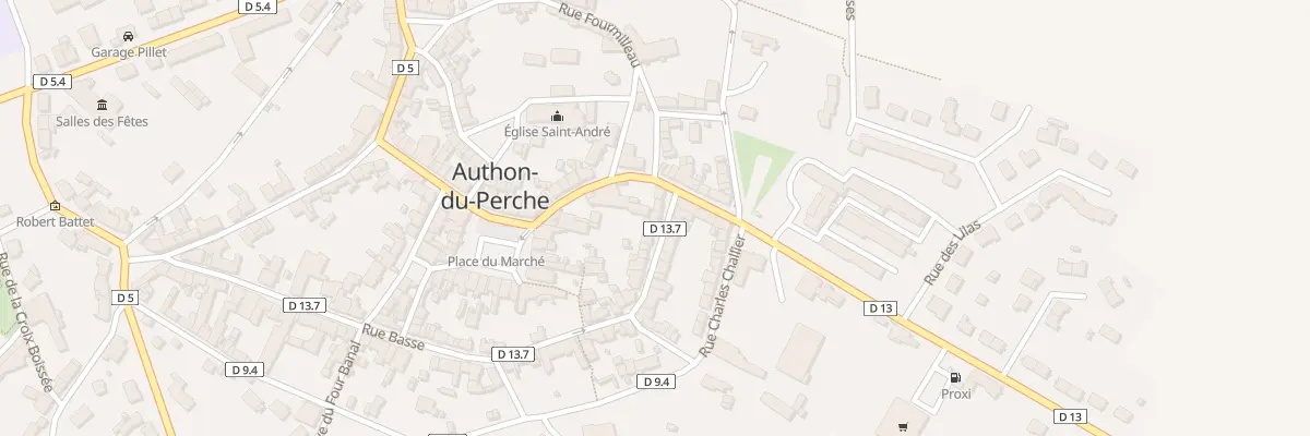 Plan du 6 Rue de la Juiverie à Authon-du-Perche