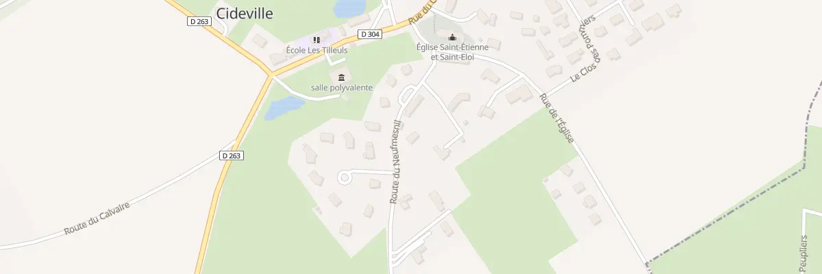 Plan du 39 Rte de Neufmesnil à Cideville