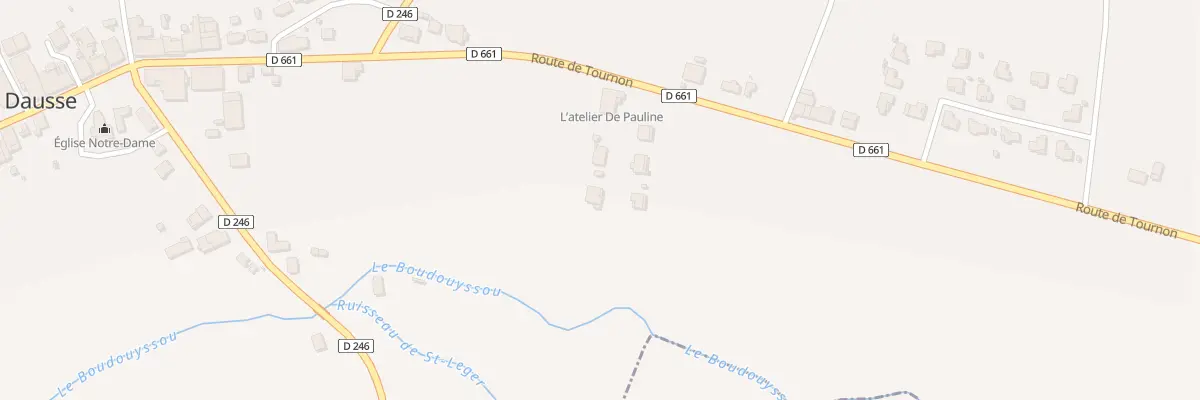 Plan du 86 Lot Pré de Ritou à Dausse